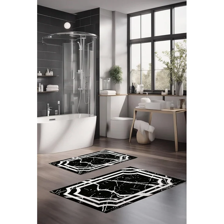Mijolnir 'CT-5171' Badematten-Set (2-teilig), Mehrfarbig – Bild 2
