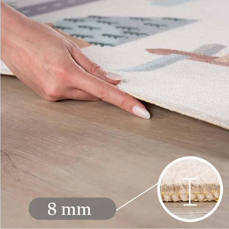 Carpettex Kinderteppich Straßen Spielteppich Kinder, Rechteckig, Höhe: 8 mm – Bild 2