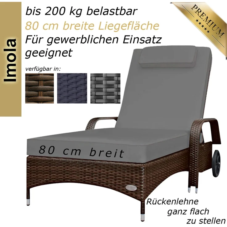 RS Trade Gartenliege Sonnenliege Imola – Bild 2