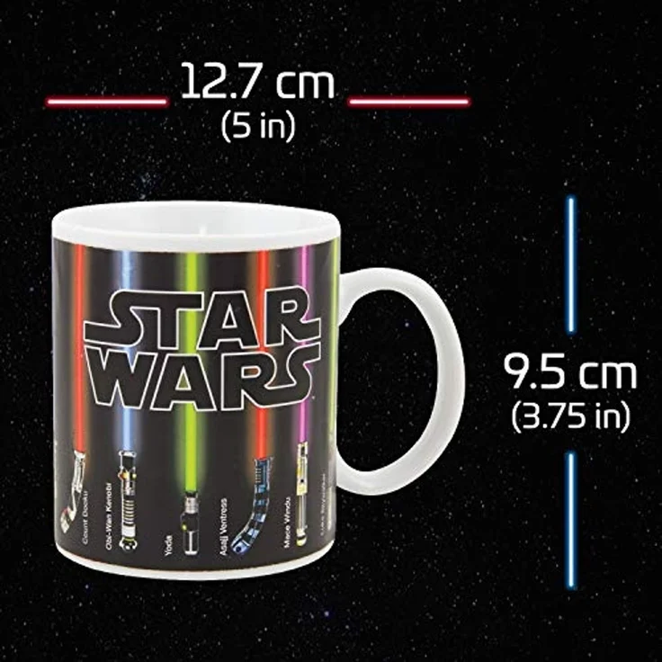 Paladone Tasse Star Wars Thermotasse Lichtschwerter – Bild 5