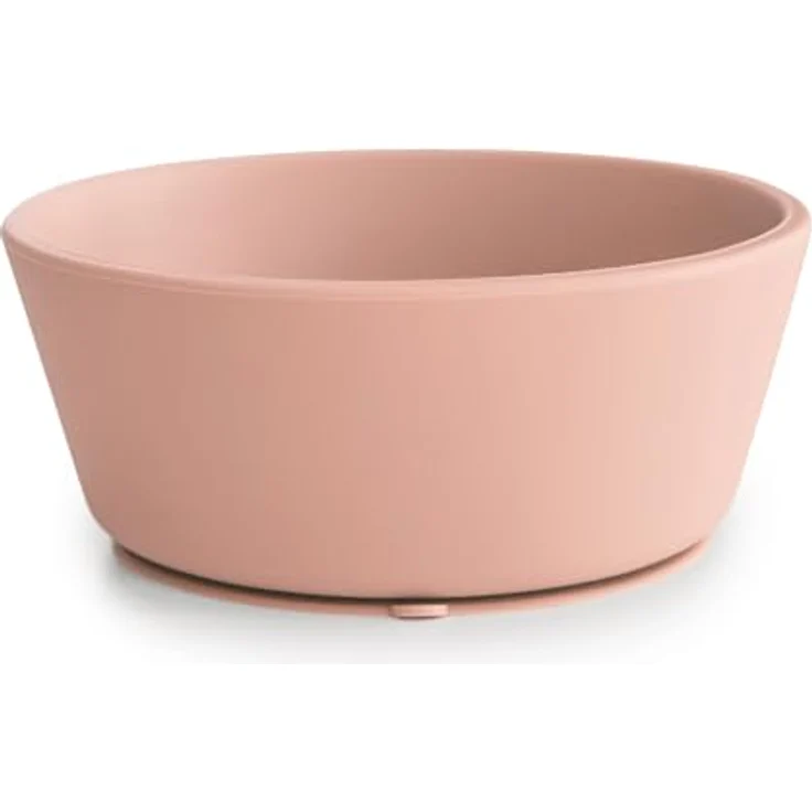 Mushie Silikon Schüssel mit Saugring blush – Bild 2