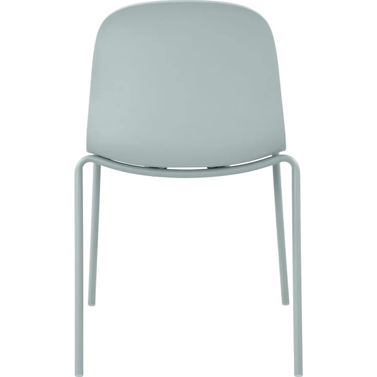 CLP Stapelstuhl Hardin mit ergonomischer Kunststoffschale und stabilem Metallgestell - Farbe:türkis – Bild 7