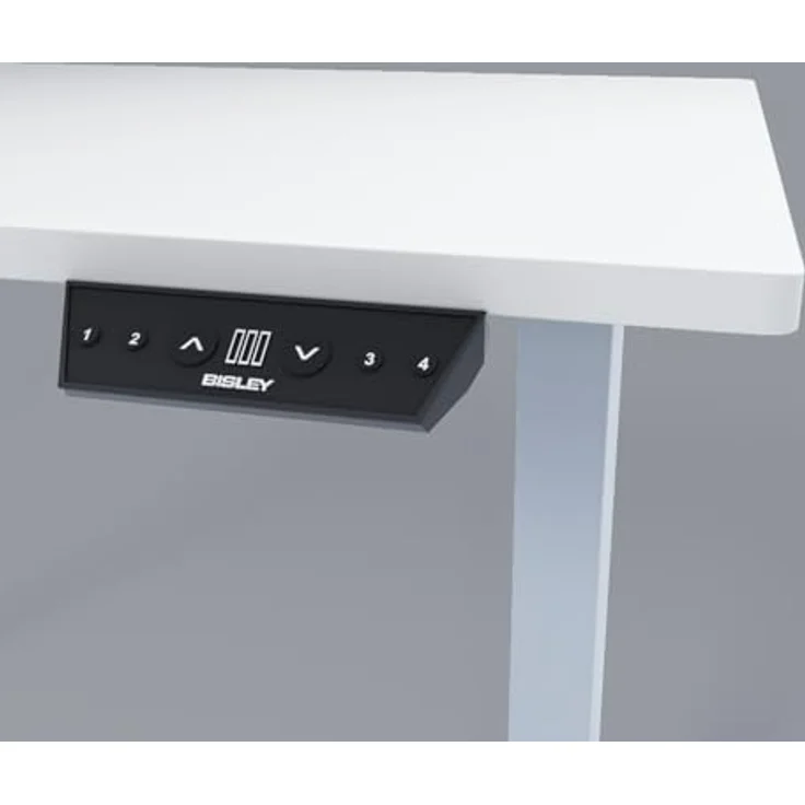 Bisley Home Tisch, Metall, Gestell 396 weiß Platte 005 weiß, Medium – Bild 4