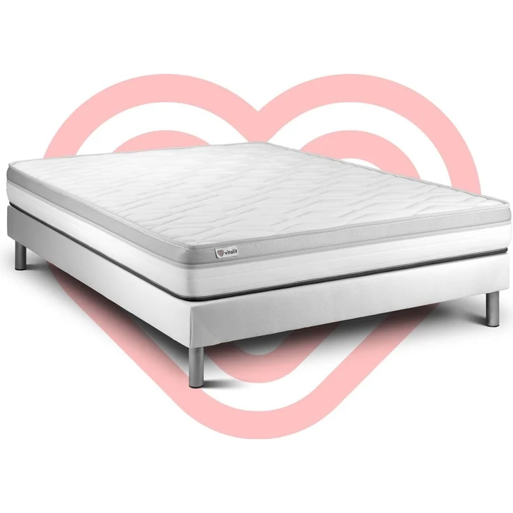 Matratzenset VITAL RELAX 160 x 190 cm Bettrahmen Kit weiß – Bild 6