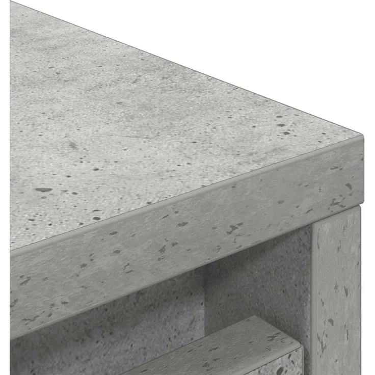 vidaXL Schuhschrank Betongrau 57x34x76 cm Holzwerkstoff 861871 – Bild 9