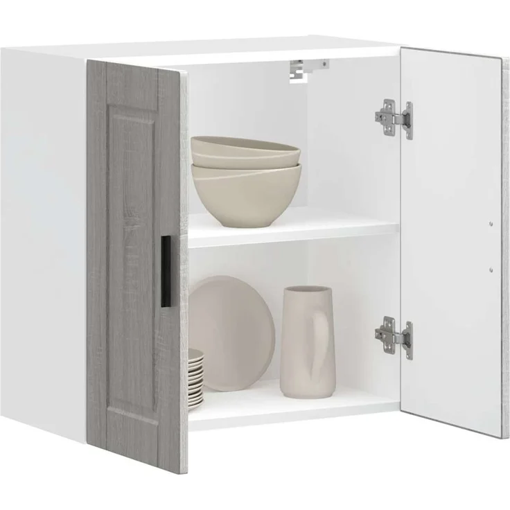 vidaXL Küchen-Hängeschrank Porto Grau Sonoma Holzwerkstoff 854063 – Bild 3