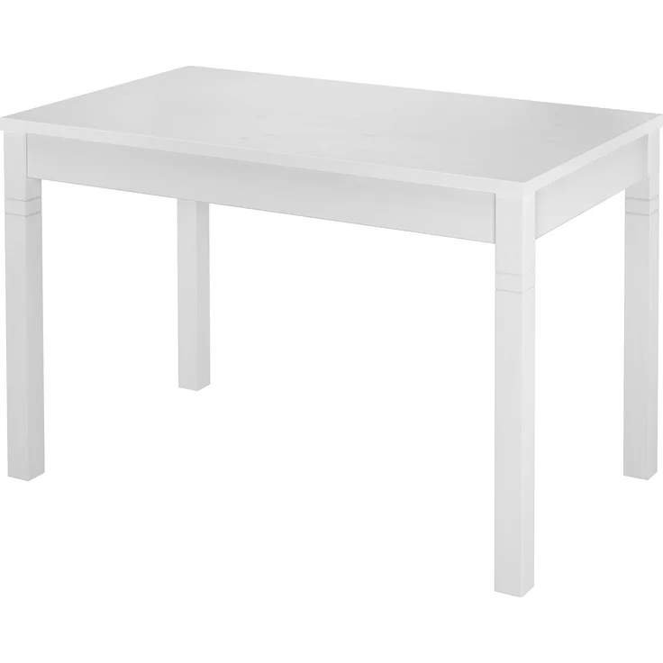 Repräsentative Essgruppe mit Tisch und 4 Stühle Kiefer Massivholz waschweiß 90.70-51 B W-Set 23 – Bild 3