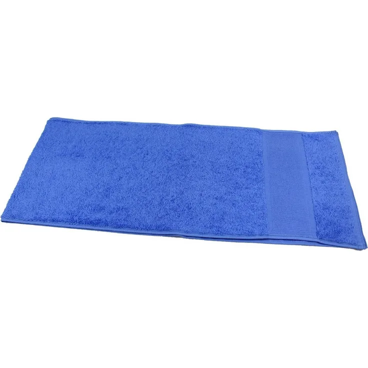 Fitness Handtuch Baumwolle 30x150 cm blau | Sporthandtuch