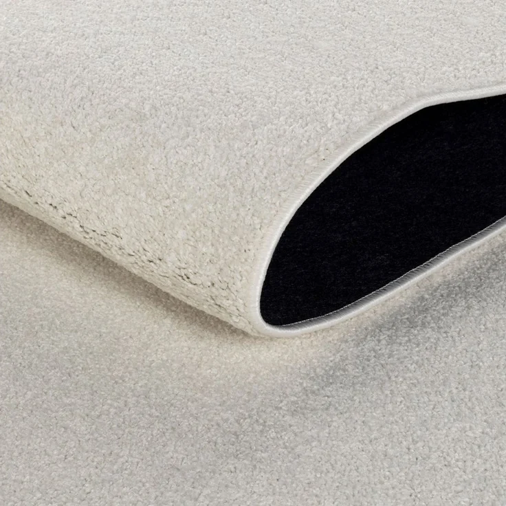 Jimri Teppich Lotus Wohnzimmer Teppich Einfarbig Kurzflor Läufer Uni, Rund, Wohnzimmer Teppich Einfarbig Kurzflor Läufer – Bild 4