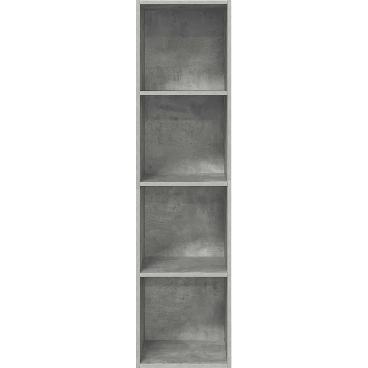 TV-Wandschrank, TV-Hängeboard Fernsehschrank Betongrau 37x37x142,5 cm Holzwerkstoff – Bild 4