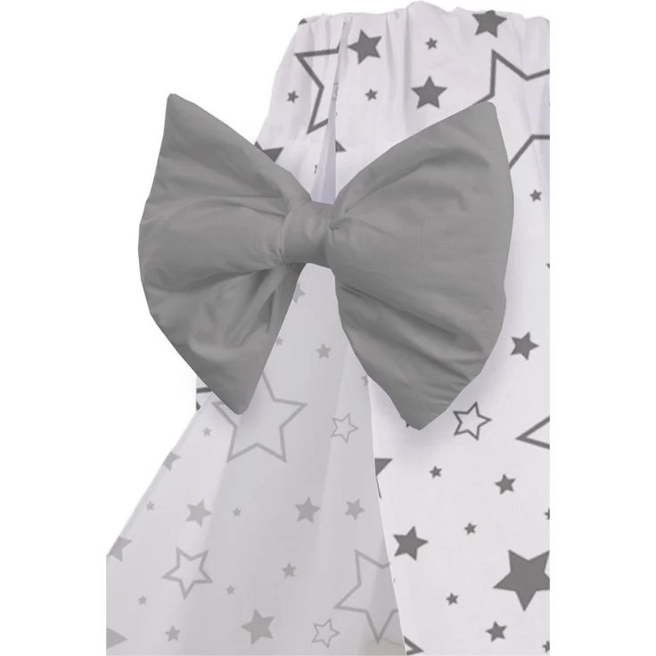 Amilian Betthimmel (Himmel für Babybett, Stubenwagen, Babywiege), Chiffon- oder Vollstoffhimmel – Bild 2