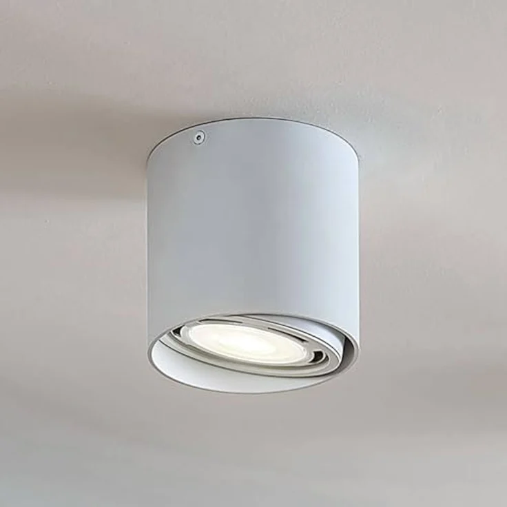 Arcchio Strahler Mabel, moderne Deckenlampe in Weiß, 1-flammig, GU10, Aluminium, ideal als Küchenleuchte – Bild 2