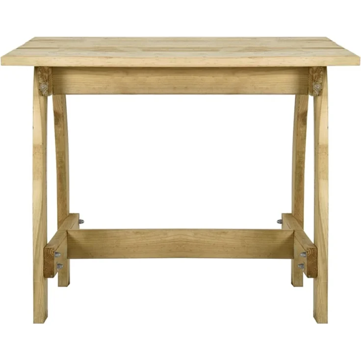 Gartentisch, Balkontisch 110 x 74 x 75 cm Imprägniertes Kiefernholz – Bild 2