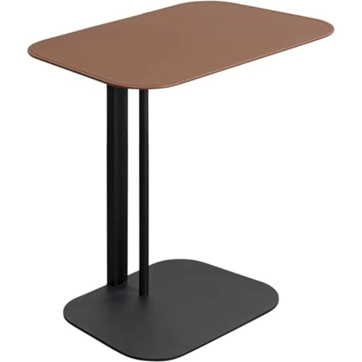 Kare Design Beistelltisch Hedi, Holzfarben, Modern, Wohnzimmertisch, Couchtisch, Stahlgestell, Sofatisch, Schlafzimmer, Wohnzimmer, Home Office, 55 x 61 x 39 cm (H/B/T) – Bild 4