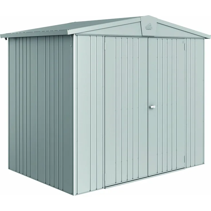 Biohort Gerätehaus Europa, 2: 172 x 156 x 196 (b x t x h) cm, silber-metallic