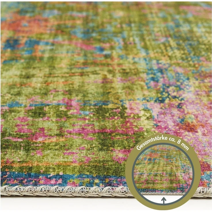 LUXOR living Teppich Prima, rechteckig, Höhe: 7 mm, Kurzflor, bedruckt, modernes Design, auch als Läufer erhältlich – Bild 3