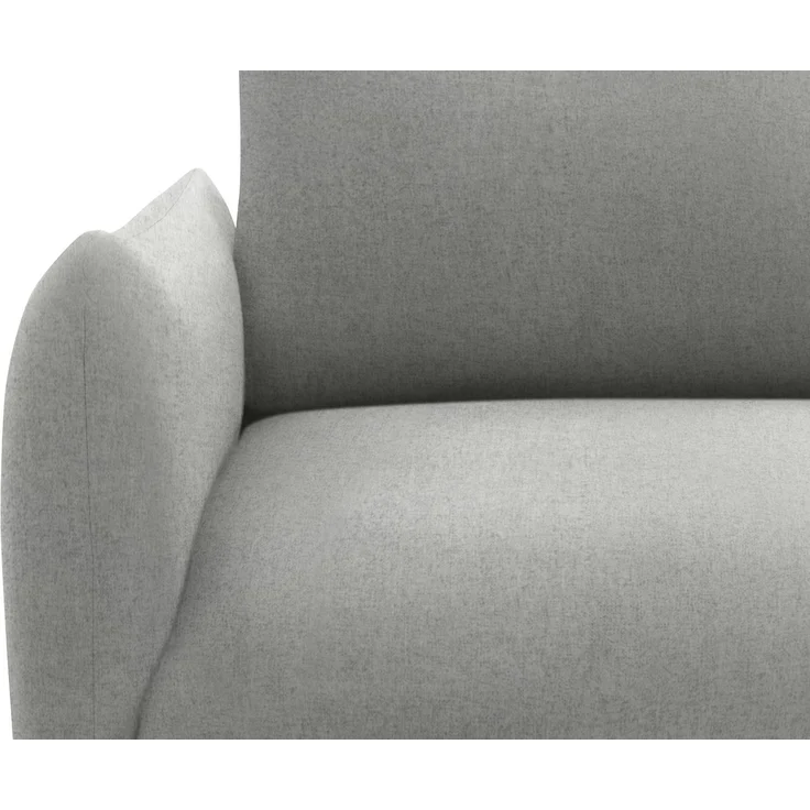 DOMO. collection Sessel 700023, Polstersessel, Schlaffunktion, Federkern, Füße mit Filzgleitern, Armsessel, Cocktailsessel, Loungesessel, 105 x 100 x 95 (BxTxH), grau – Bild 7