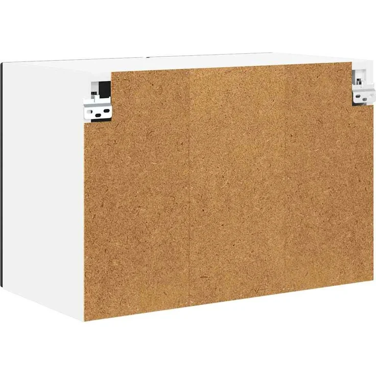 vidaXL Wandglas-Schrank PORTO Schwarz 60 x 31 x 40 cm Holzwerkstoff 885317 – Bild 8