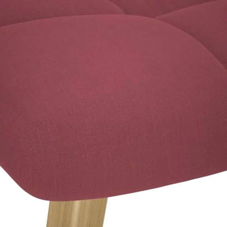 vidaXL Schaukelstuhl mit Fußhocker Weinrot Stoff 4016803 – Bild 9
