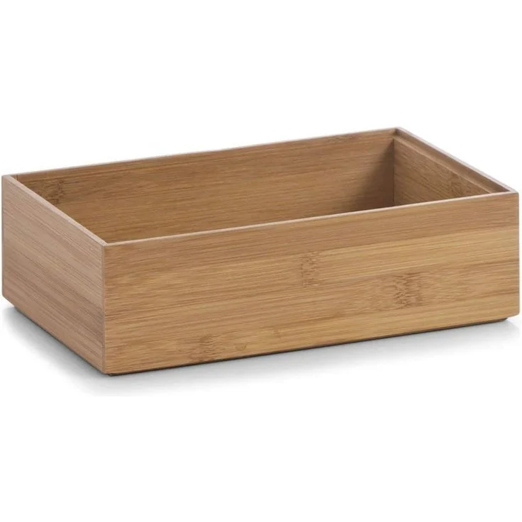 Zeller Present Aufbewahrungskorb Ordnungsbox, Bambus, 1500 ml, 23 x 15 x 7 cm – Bild 1