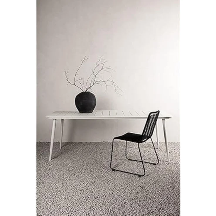 Gardenson Gartentisch, rechteckig, konisch, Beige, Metall, 90x75x200 cm, wetterbeständig – Bild 1