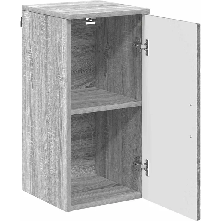 vidaXL Badezimmerschrank Wandmontiert Graues Sonoma 30 x 31,5 x 61 cm 883350 – Bild 4