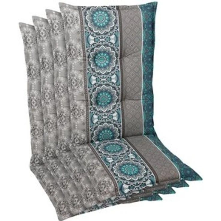 GO-DE Hochlehnerauflage, (Spar-Set, 4 St), Maße ca.: 50 cm x 120 cm x 7 cm – Bild 6