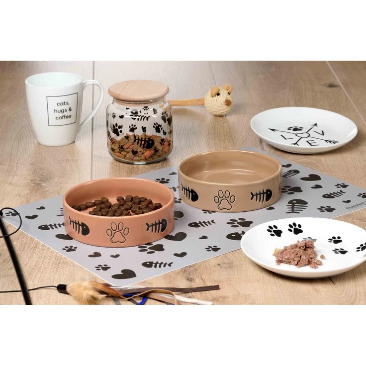Ritzenhoff & Breker Mika Cat Futternapf-Set 3-teilig braun – Bild 3