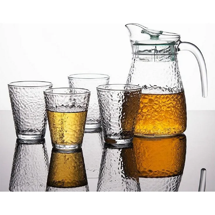 Karaffe mit 4 Gläser 220ml Wasser Cognac Whisky-Gläser G05