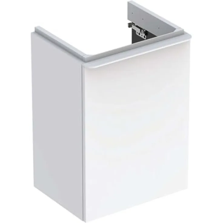 GEBERIT SMYLE SQUARE Waschbeckenunterschrank 44,2 cm breit, Weiß, Türanschlag rechts