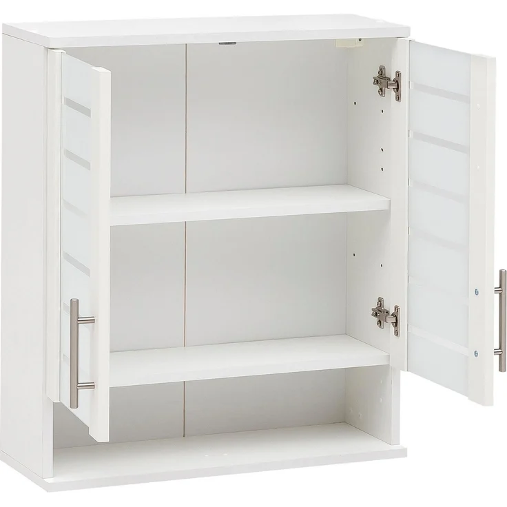 Schildmeyer Hängeschrank Nikosia Breite 60 cm, mit Glastüren, hochwertige MDF-Fronten, Metallgriffe – Bild 2