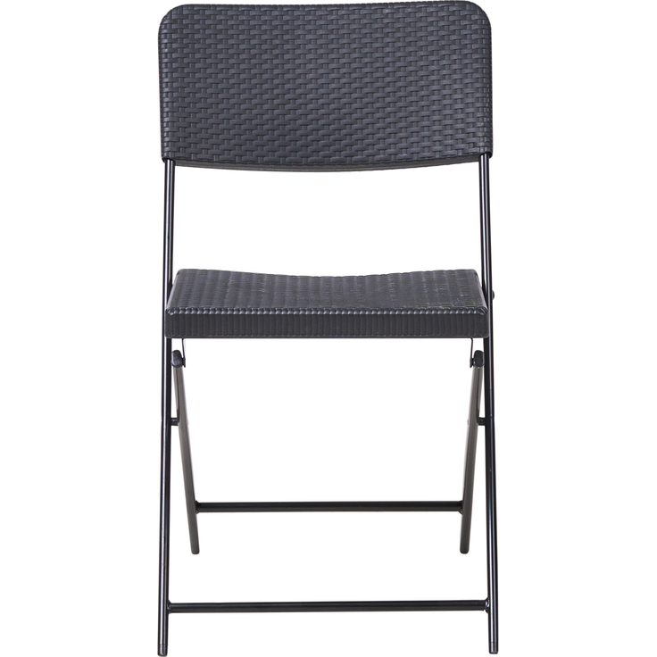 Bistro Set klappbar TRAPPETO Schwarz – Bild 5