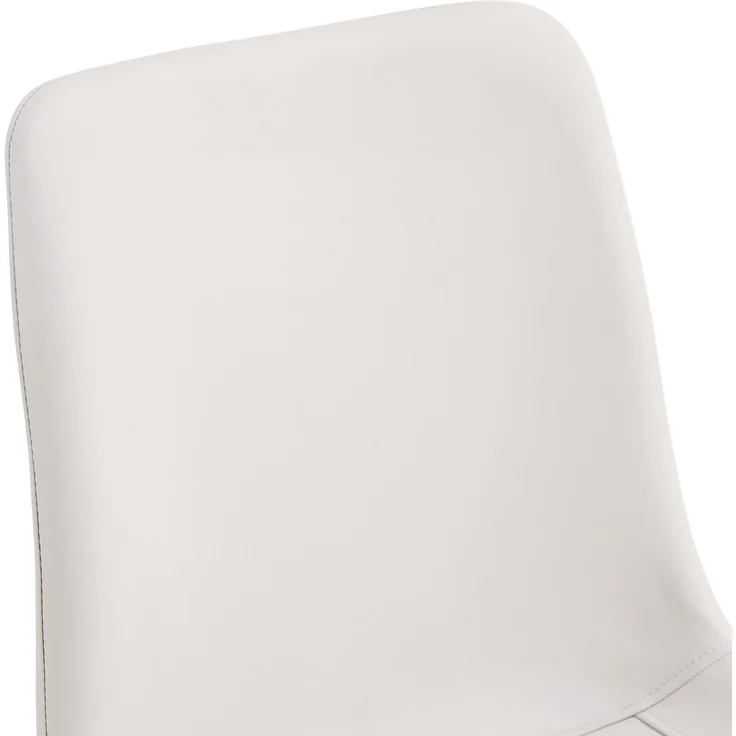 Esstisch-Set mit Glasintarsie & Ablage, Ø 100x76 cm, Schwarz in Holzoptik/Weiß – Bild 10