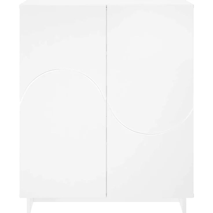 vidaXL Schuhschrank 73 x 38 x 87,5 cm Holzwerkstoff Weiß 8011648 – Bild 4