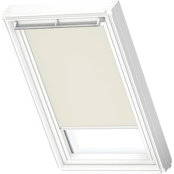 Verdunklungsrollo DKL M06 1085SWL, VELUX, verdunkelnd, ohne Bohren, in Führungsschienen, VELUX »Pick & Click!«, weiße Führungsschienen & Griffleiste