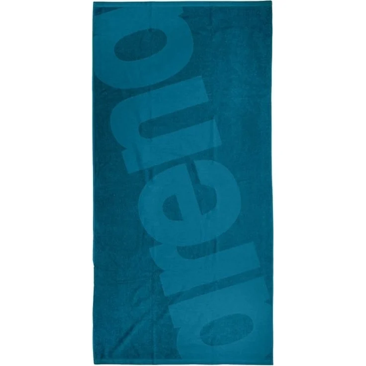Arena Strandtuch Beach Towel Logo II, (1-St), mit Ton-in-Ton-Markenschriftzug – Bild 2