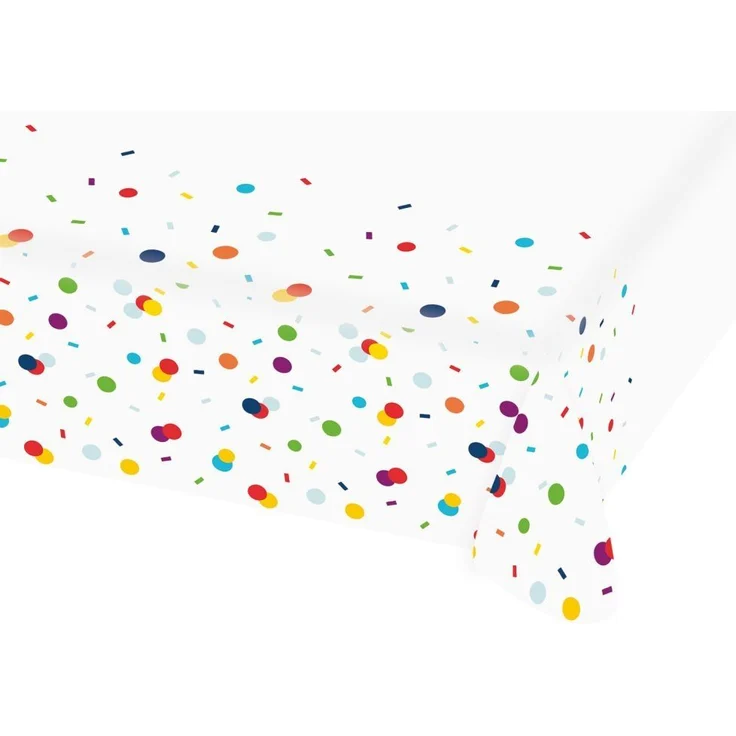 Papier-Tischdecke Confetti Birthday 115 x 175 cm