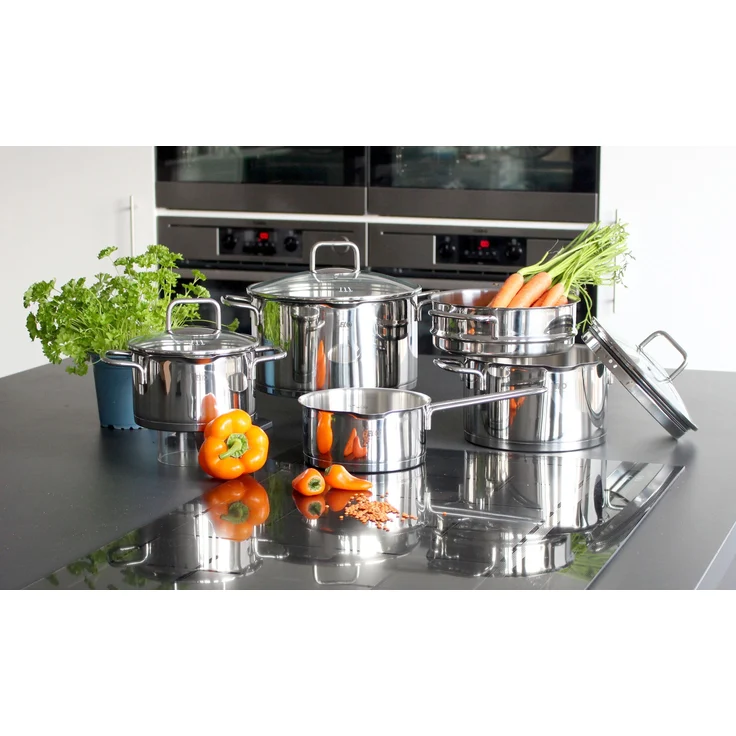 Topf-Set SMART STEAM LBH 50x26x25 cm silber Kochtopf Suppentopf Töpfe Universaltopf Topf – Bild 2