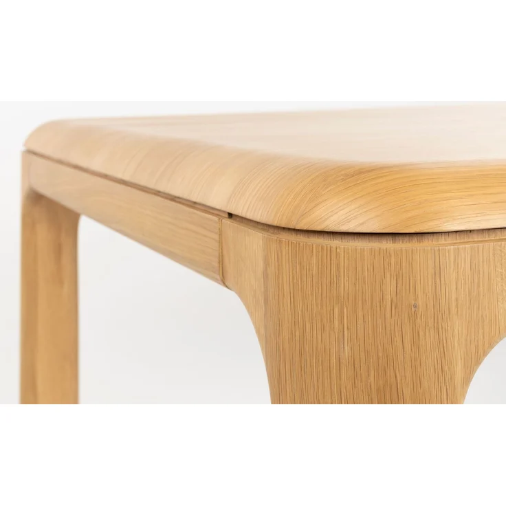 Zuiver Esstisch Oever 180 aus massivem Eichenholz für Esszimmer & Küche Beige 90x180x75 cm – Bild 2