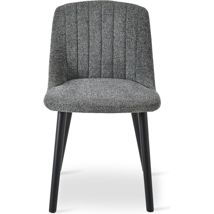 GOEURVANT 993 Esszimmerstühle 6er-Set, Chenille - Schiefergrau – Bild 3