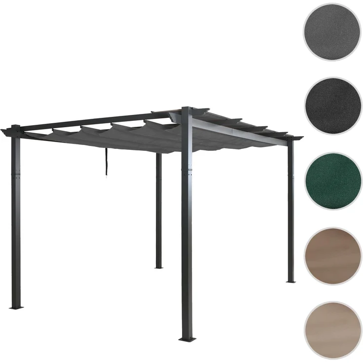 Mendler 'HWC-N93' Pergola, Aluminium anthrazit, 3 x 4 m – Bild 10