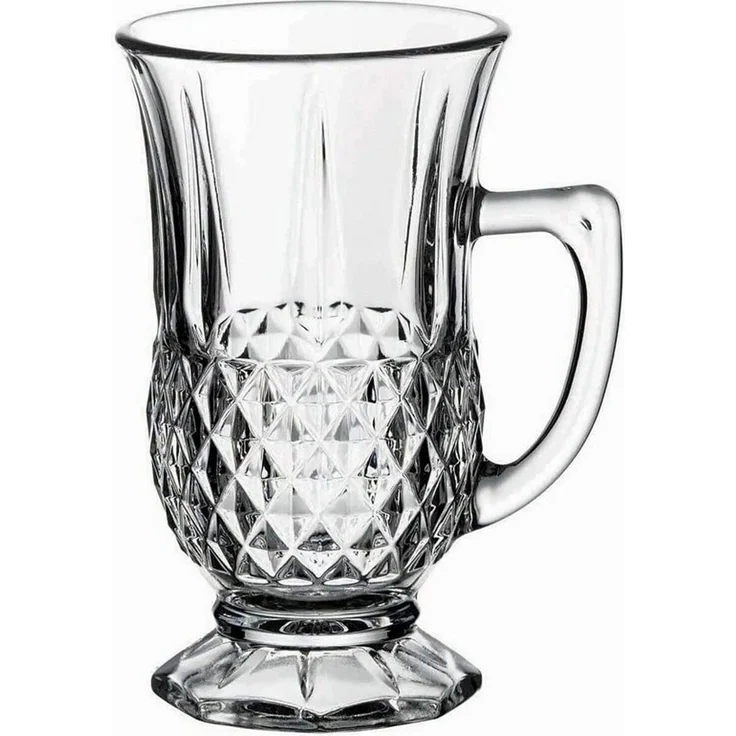 Pasabahce Auflaufform Pasabahce Istanbul Teeglas mit Henkel 6er Set, Glas – Bild 2