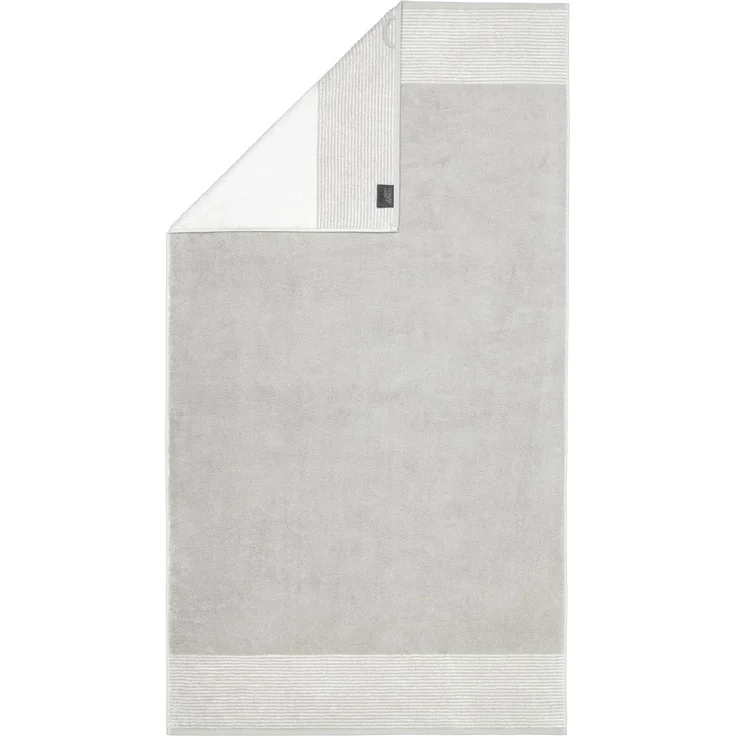 CAWÖ Duschtuch - Luxury Home, C Two-Tone, Walkfrottier Platin 80x150cm – Bild 2