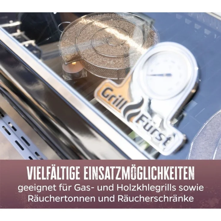 Grillfürst Kaltrauchgenerator / Räucherschnecke für Sparbrand 19,5 cm – Bild 6