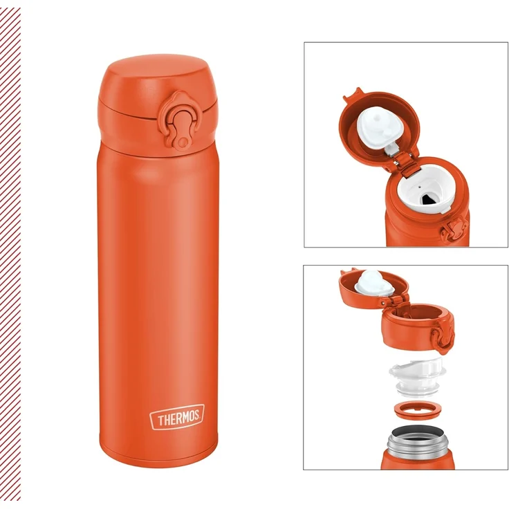 Thermos Isoliertrinkflasche Ultralight glowing orange mat 0,50l – Bild 2