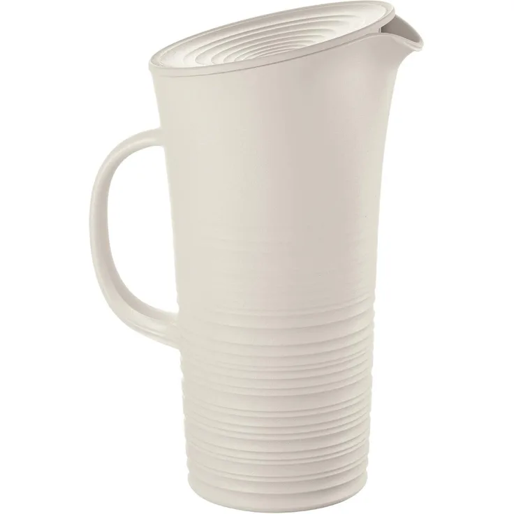 Guzzini Tierra Weiss Karaffe mit Deckel 1,8 l