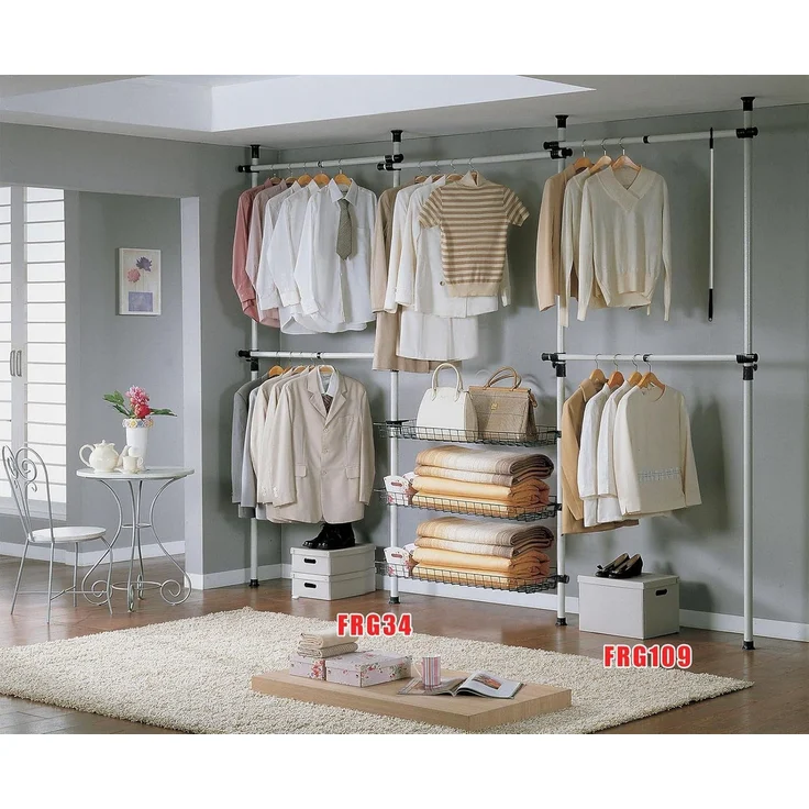 SoBuy FRG34-P02 Aufbewahrungskörbe, Metall, Pulverbeschichtung, Schwarz, 83 x 8 x 19 cm – Bild 8