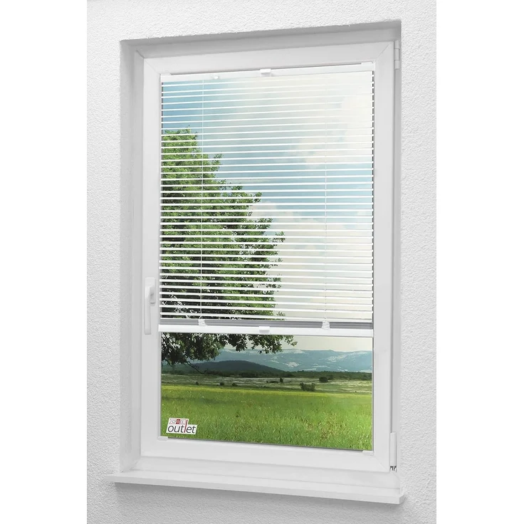 LYSEL® Jalousie Alu 20mm verspannt Weiß, HxB 130x50cm – Bild 4
