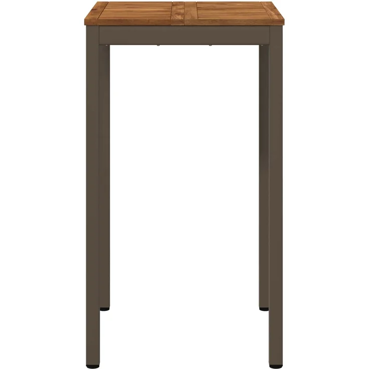 vidaXL Gartenbar-Tisch Natur und Kaffee 60 x 60,5 x 105 cm 901333 – Bild 3