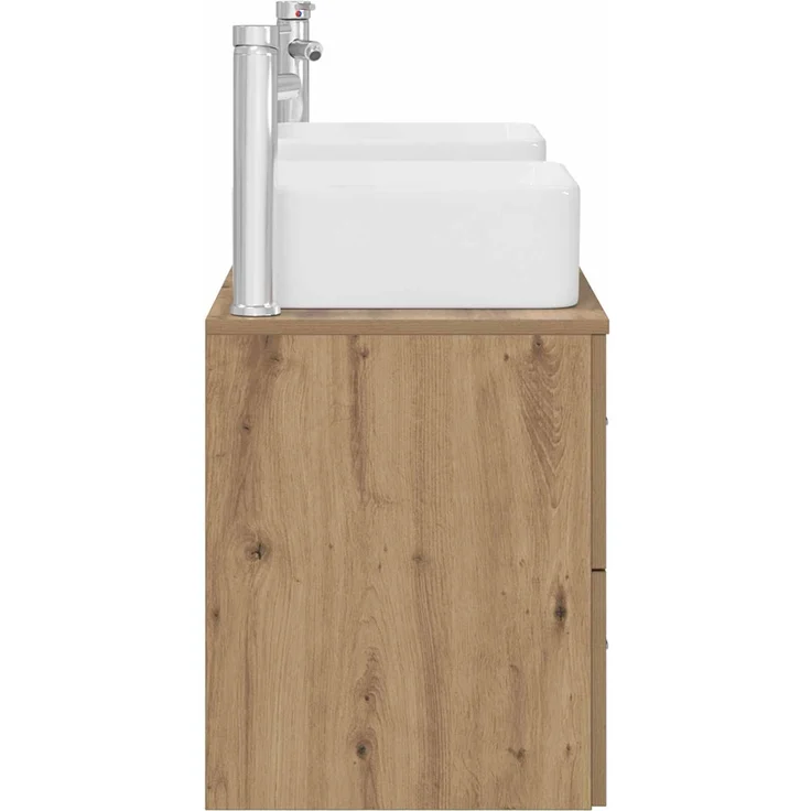 vidaXL Badezimmerschrank-Set 3 stk. Artisan-Eiche 129 x 41 x 80 cm 3405834 – Bild 6